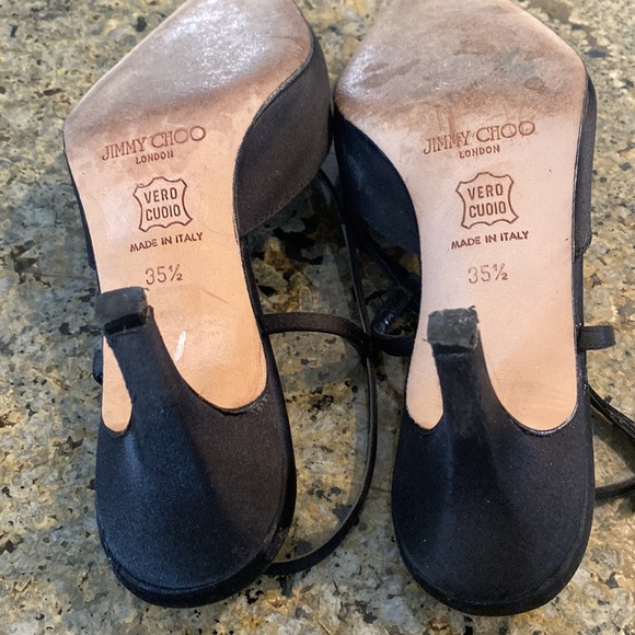 Jimmy Choo satin heels - Picture 4 of 9